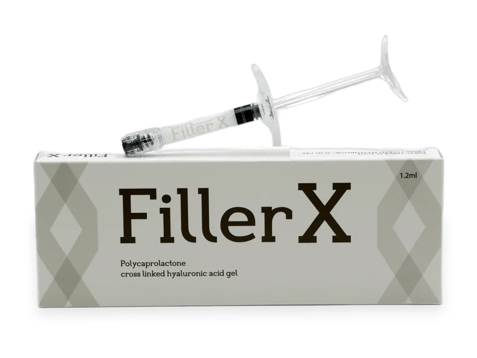 Filler X — polycaprolactone and hyaluronic acid filler, carton and syringe